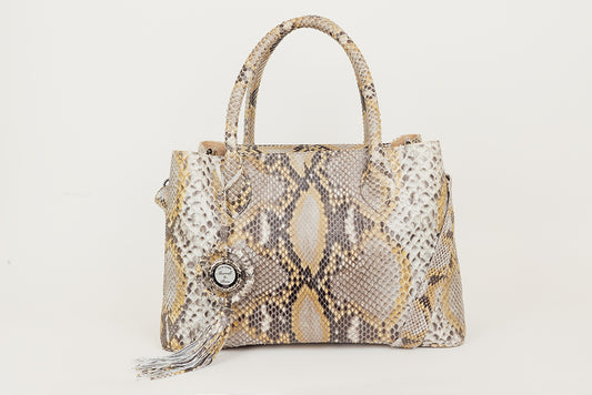 genuine python tote bag from sherrill brothers 