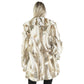 Multi-tone Genuine Rabbit Fur Coat "Lola"