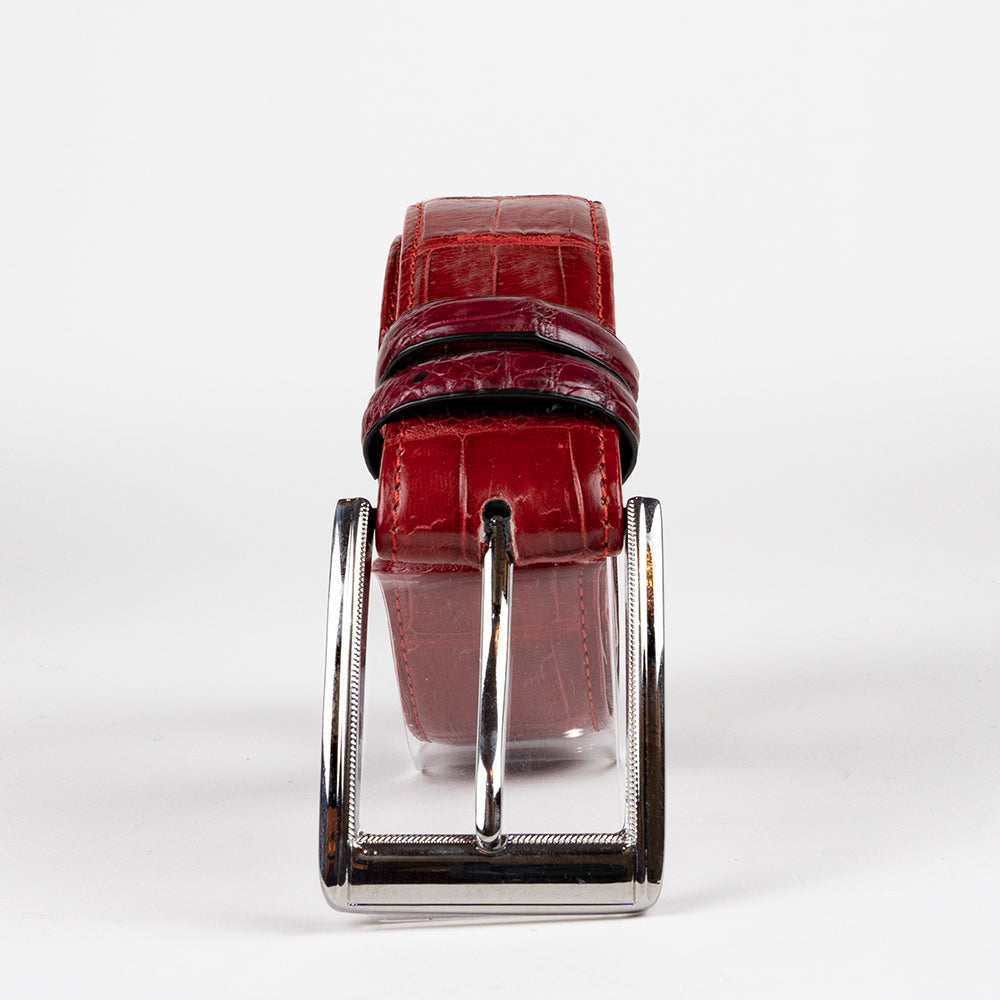 genuine crocodile belt for women sherrill bros