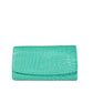 Turquoise Real Crocodile Wallet for Women "Anabelle"