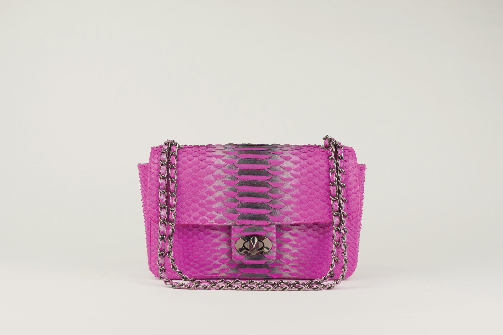 python handbag care infographic