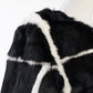 close up shot showing the detail on a genuine fur jacket 