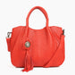 red python skin handbag with strap and handles sherrill bros