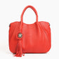 Red Python Bubble Tote "Jackie"