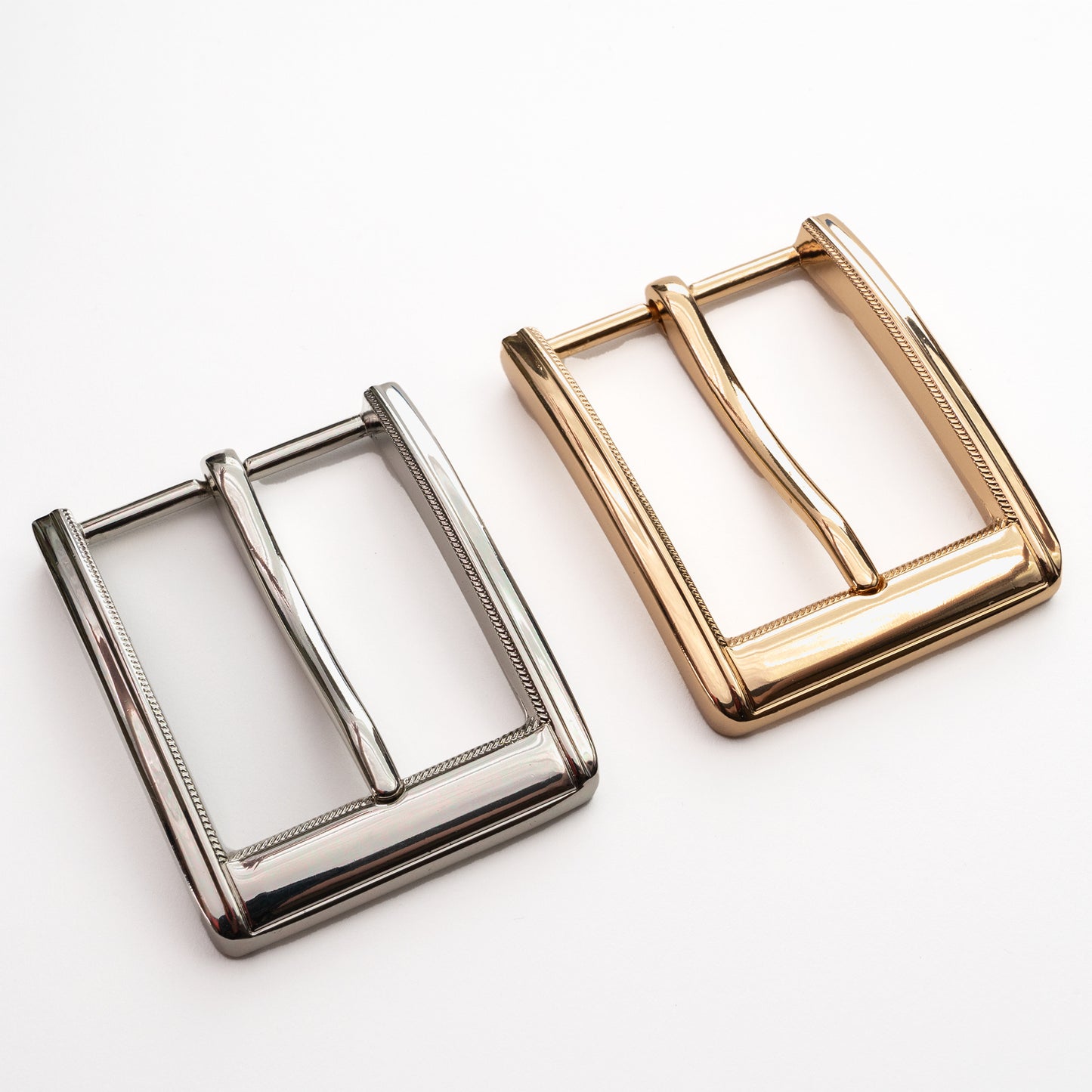 gold and silver tone belt buckles new york