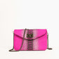 Pink Python Wallet Clutch "Isabel"