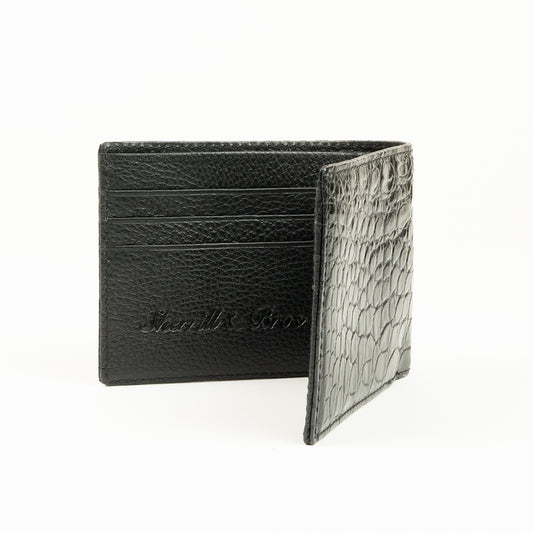 Real crocodile leather wallet for men sherrill
