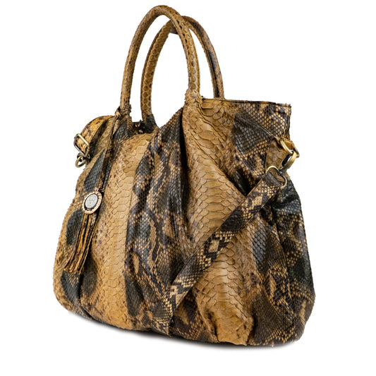 Real exotic skin hobo handmade handbag
