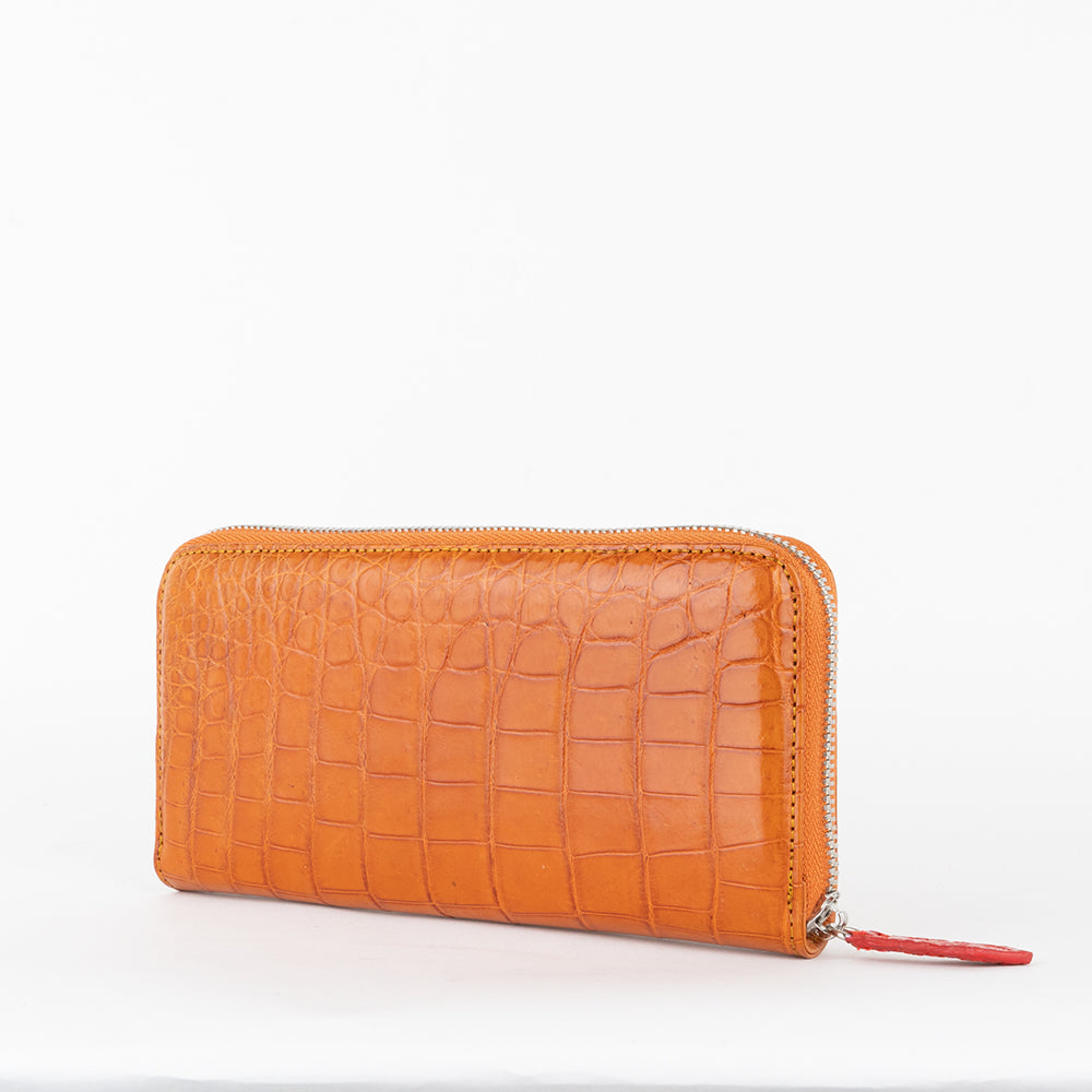 luxury crocodile leather wallet for sale  