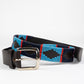 Gaucho belt for men from argentina with silver buckle