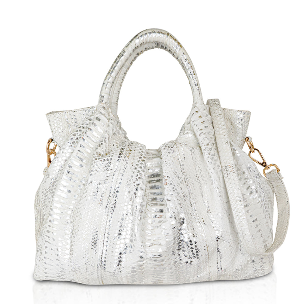 White Python Handbag White Python Skin Handbag | Sherrill & Bros. | Exotic Handbags