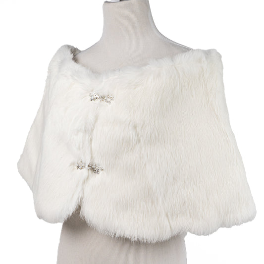 real fur stole for weddings