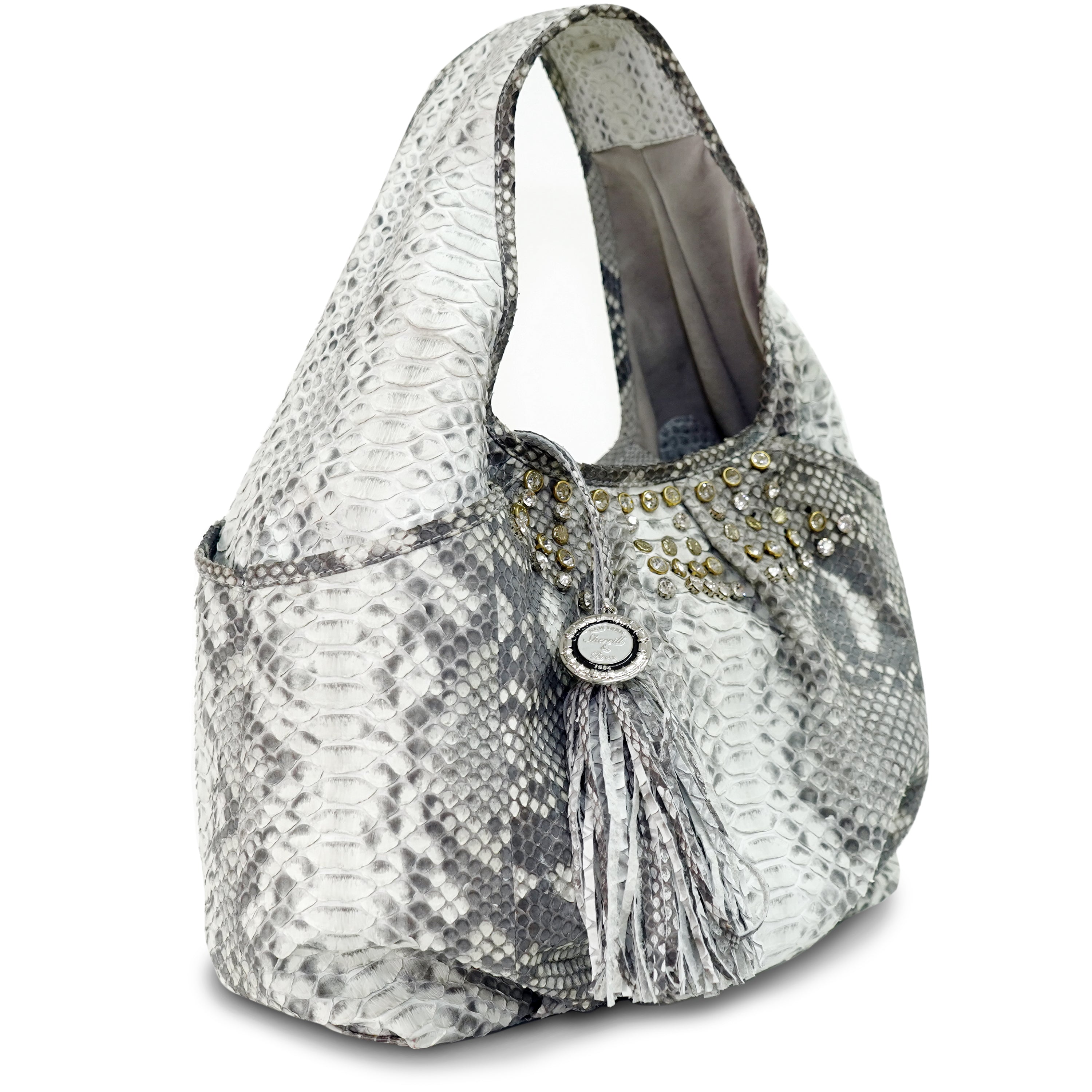Buy Baggit Coblocz Blue Hobo Handbag (L) Online